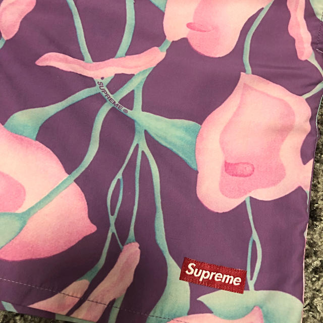 低価格安 Supreme - M 紫 18ss Supreme Nylon Water Short 水着 ユリの