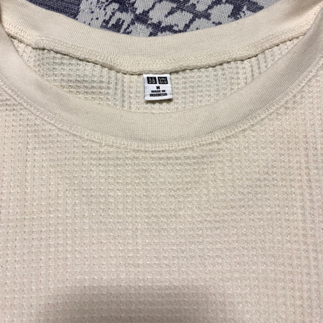 UNIQLO(ユニクロ)の uniqlo ワッフルサーマルtops レディースのトップス(Tシャツ(長袖/七分))の商品写真