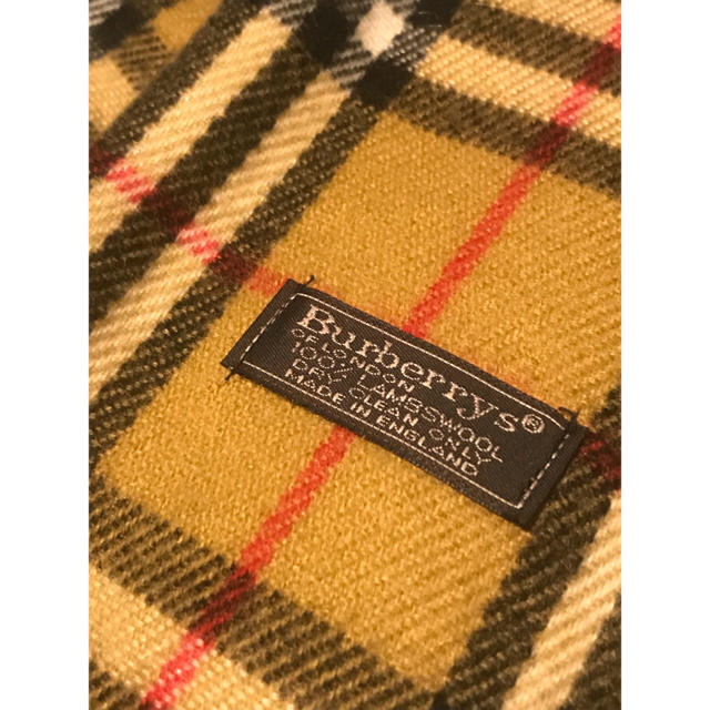 BURBERRY(バーバリー)の美品 バーバリー チェック柄 マフラー Burberry 定価2万円 メンズのファッション小物(マフラー)の商品写真