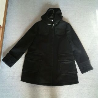 ユナイテッドアローズグリーンレーベルリラクシング(UNITED ARROWS green label relaxing)の★黒ダッフル★G レーベル★サイズ40(ダッフルコート)