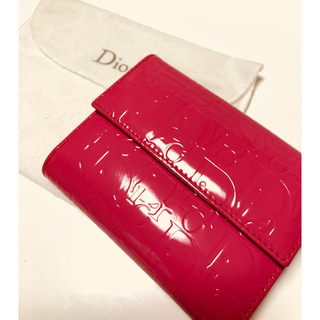 ディオール(Dior)のＤior エナメル財布(財布)