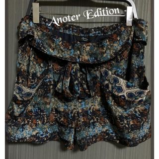 アナザーエディション(ANOTHER EDITION)の【美品】Anoter Edition ★美品★総柄キュロット(キュロット)