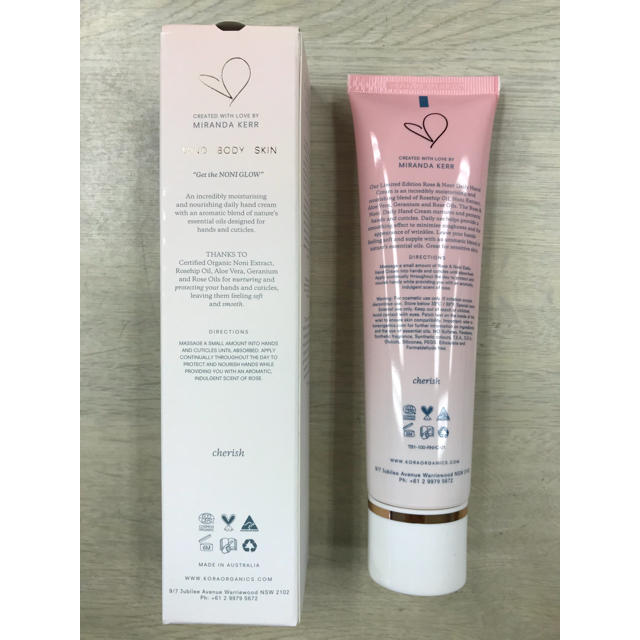 KORA Organics(コーラオーガニックス)の日本未発売！ ミランダカー KORA ハンドクリーム コスメ/美容のボディケア(ハンドクリーム)の商品写真