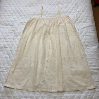 ネストローブ(nest Robe)の【新品】nest Robe ✩cottonリネンガーゼキャミワンピ(ひざ丈ワンピース)