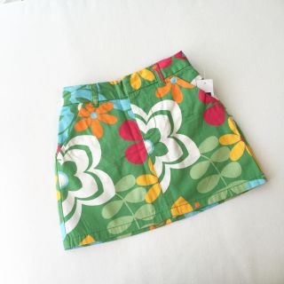 ベビーギャップ(babyGAP)の新品♡babyGap 花柄 グリーンスカート 90㎝(スカート)