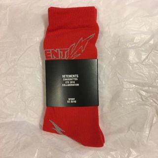 リーボック(Reebok)の確実正規品 vetements socks 靴下 ソックス EU39-42(ソックス)