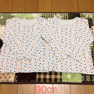 ユニクロ(UNIQLO)の＜suama様専用＞双子ロンT90サイズ4点セット(Tシャツ/カットソー)