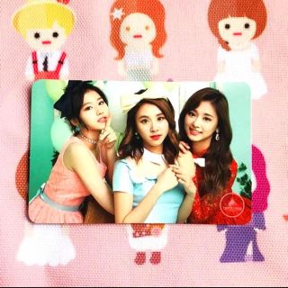 TWICE サナ&チェヨン&ツゥイ TWICE LAND トレカ フォトカード(アイドルグッズ)