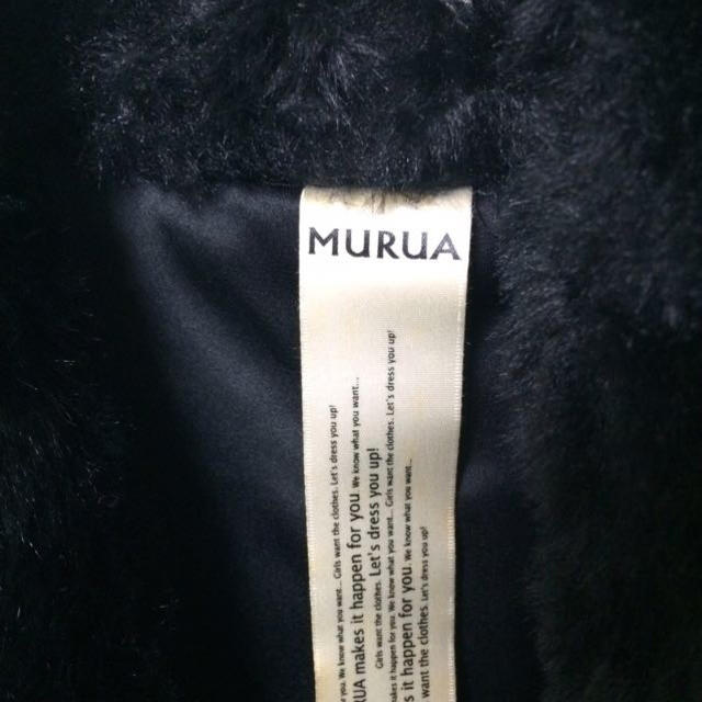 MURUA(ムルーア)のフェイクファーコート レディースのジャケット/アウター(毛皮/ファーコート)の商品写真