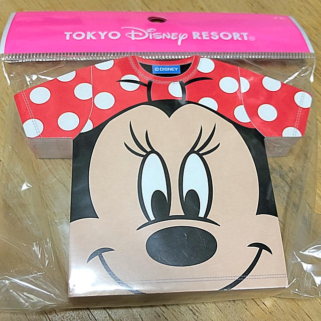 Disney(ディズニー)のディズニー ミニー Tシャツ メモ インテリア/住まい/日用品の文房具(ノート/メモ帳/ふせん)の商品写真