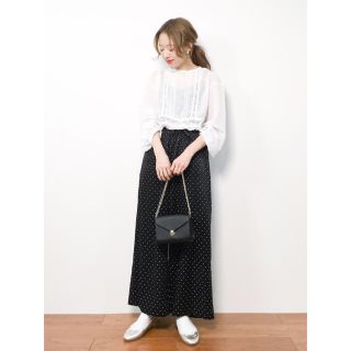 ダブルクローゼット(w closet)のお値下げ中★レース切替ブラウス ♡ w closet(シャツ/ブラウス(長袖/七分))