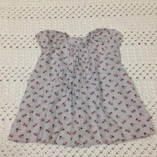 プチバトー(PETIT BATEAU)のプチバトー6m 小花柄ワンピース 秋〜春(その他)