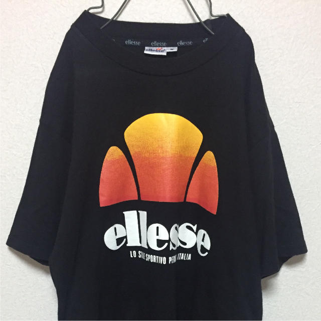 ellesse(エレッセ)の90s ellesse エレッセ ビックロゴ プリント Tシャツ ヴィンテージ メンズのトップス(Tシャツ/カットソー(半袖/袖なし))の商品写真