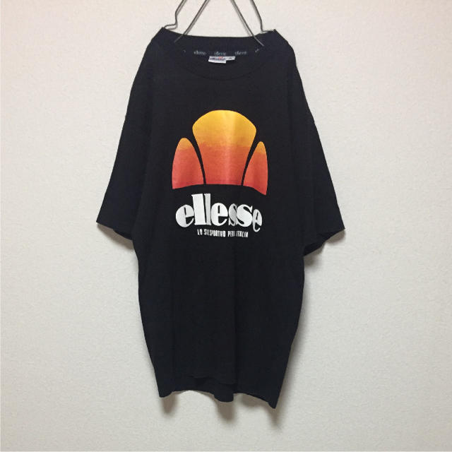 ellesse(エレッセ)の90s ellesse エレッセ ビックロゴ プリント Tシャツ ヴィンテージ メンズのトップス(Tシャツ/カットソー(半袖/袖なし))の商品写真