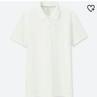 ユニクロ(UNIQLO)の未使用 ドライEXポロシャツ(白)(ポロシャツ)