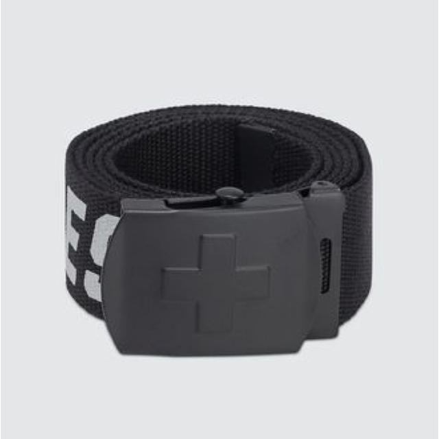 PLACES+FACES 3M LOGO BELT  BLACK Nubian