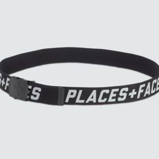 シュプリーム(Supreme)のPLACES+FACES 3M LOGO BELT  BLACK Nubian(ベルト)