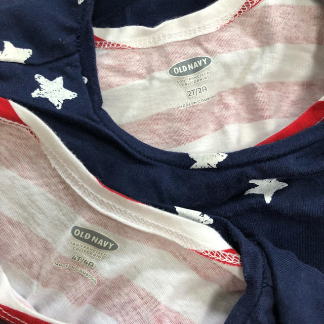 Old Navy(オールドネイビー)の美品 ★ OLD NAVY  ワンピース セット キッズ/ベビー/マタニティのキッズ服女の子用(90cm~)(ワンピース)の商品写真