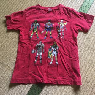 バンダイ(BANDAI)のTシャツ キッズ 赤 ユニクロ ＵＴ 仮面ライダー鎧武(Tシャツ/カットソー)