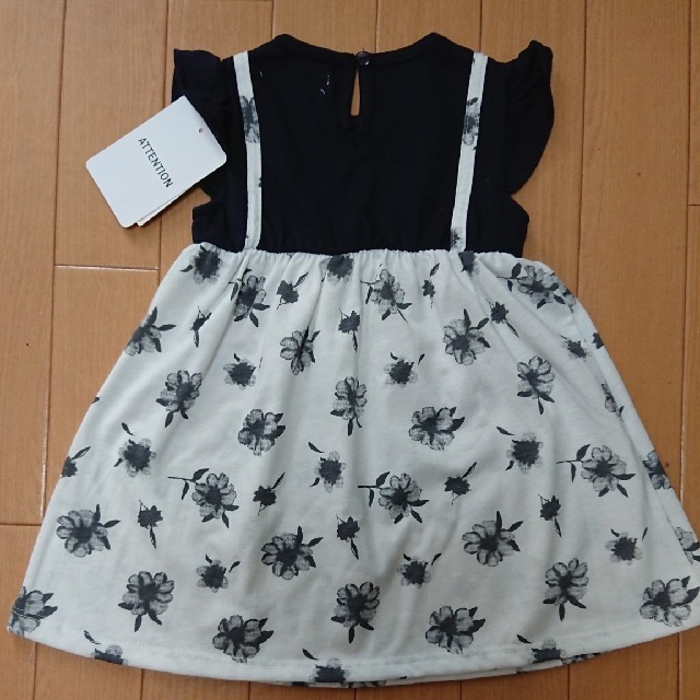 しまむら(シマムラ)のワンピース  タグ付き  未使用品  size90 キッズ/ベビー/マタニティのキッズ服女の子用(90cm~)(ワンピース)の商品写真