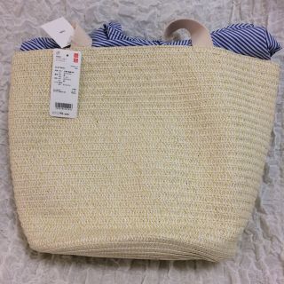 ユニクロ(UNIQLO)の新品未使用 ユニクロ ペーパーバケツトート(トートバッグ)