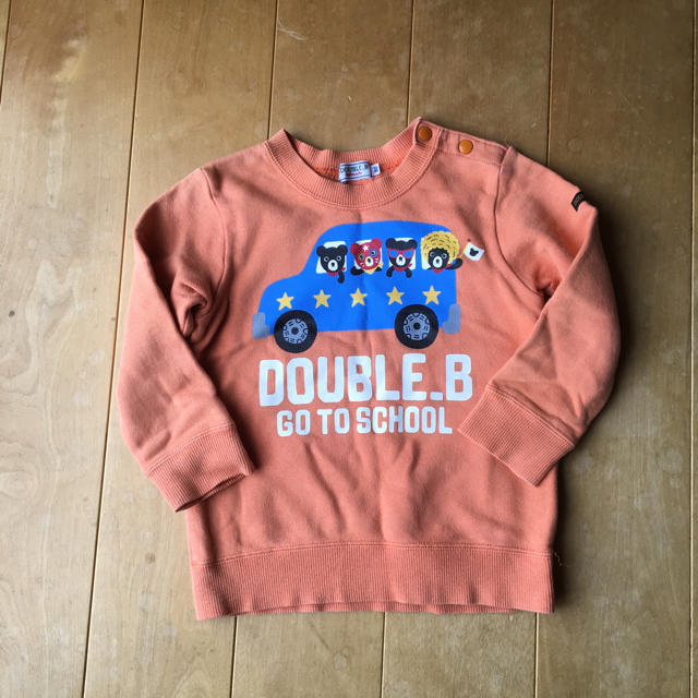 DOUBLE.B(ダブルビー)のダブルB 長袖スウェット 90cm キッズ/ベビー/マタニティのキッズ服男の子用(90cm~)(Tシャツ/カットソー)の商品写真