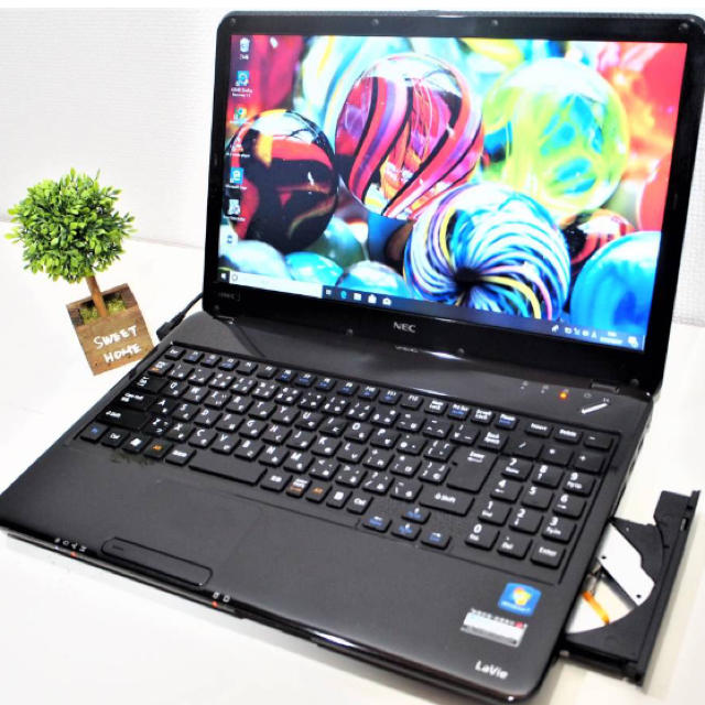 NEC(エヌイーシー)の最新10&Office2013NEC Core i3新品SSHD 500GB スマホ/家電/カメラのPC/タブレット(ノートPC)の商品写真