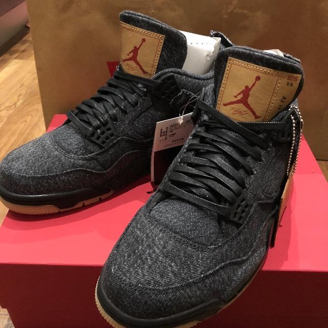 NIKE - 送料込☆27.5 リーバイスタグ ナイキ×リーバイス エアジョーダン4