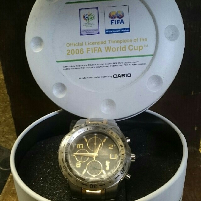 CASIO - カシオ 限定腕時計 FIFAワールドカップ2006年モデル WEF-506WC