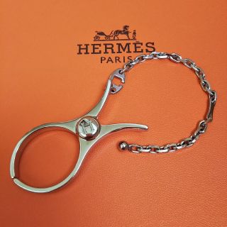 エルメス(Hermes)の⭐️st3015様専用 エルメス グローブホルダー チャーム シルバー 美品(その他)