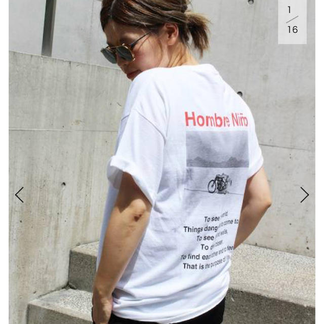 ☆ HOMBRE NINO フロントロゴLIFE Tシャツ