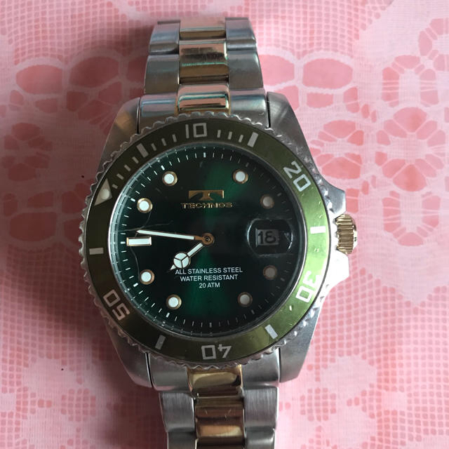 TECHNOS(テクノス)のとっちゃん様専用 テクノス 腕時計 メンズ 20気圧防水 電池切れ メンズの時計(腕時計(アナログ))の商品写真