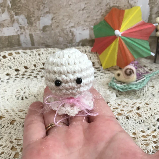 ぶぅちゃん専用*あみぐるみ*てるてる坊主ちゃんの通販 by ぶぅちゃん専用*あみぐるみ*てるてる坊主ちゃんの通販 by