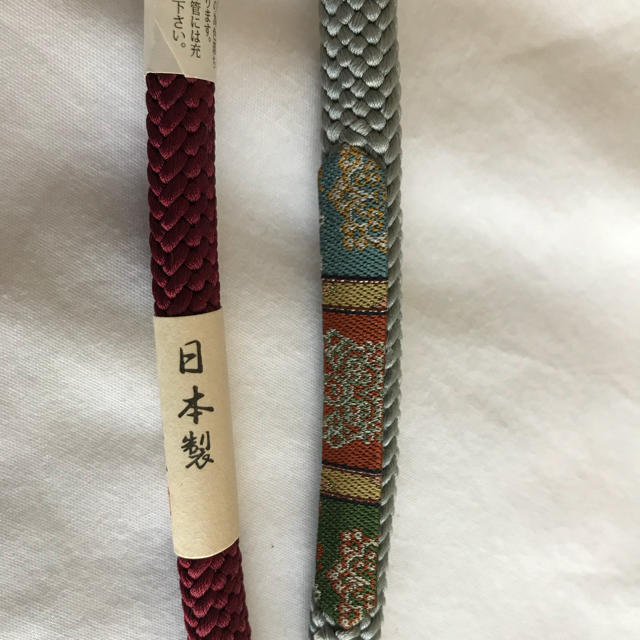 正絹 帯締 日本製 龍村美術織物生地使用 新品 レディースの水着/浴衣(和装小物)の商品写真
