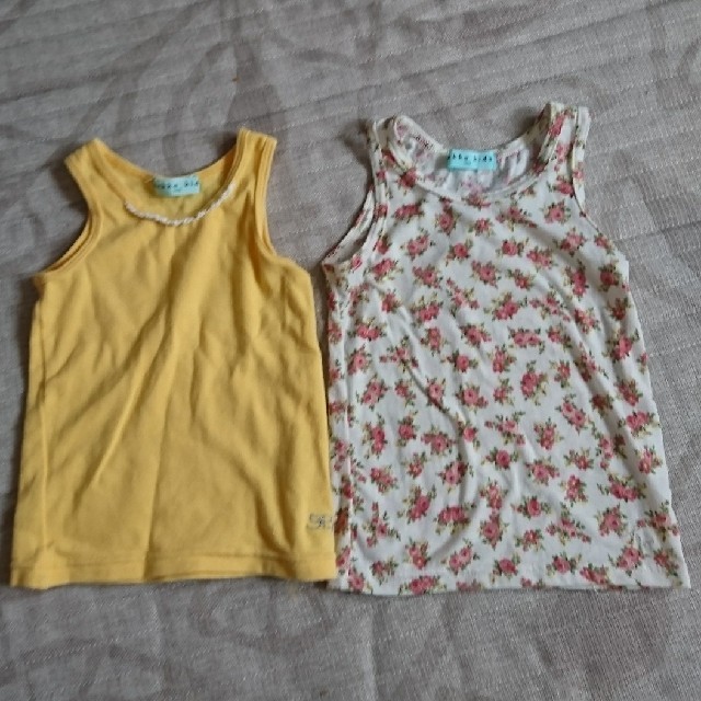 hakka kids(ハッカキッズ)のHAKKA 100タンクトップ キッズ/ベビー/マタニティのキッズ服女の子用(90cm~)(Tシャツ/カットソー)の商品写真