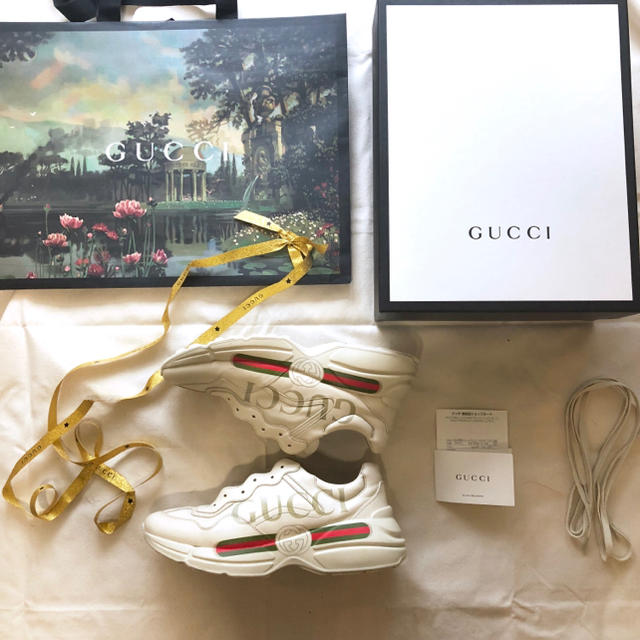 Gucci(グッチ)の国内正規品 百貨店購入 gucci スニーカー 28センチ  メンズの靴/シューズ(スニーカー)の商品写真