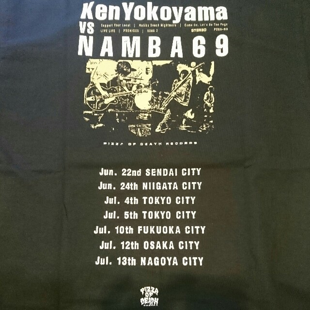 Ken Yokoyama VS NAMBA69 Tour Tシャツ