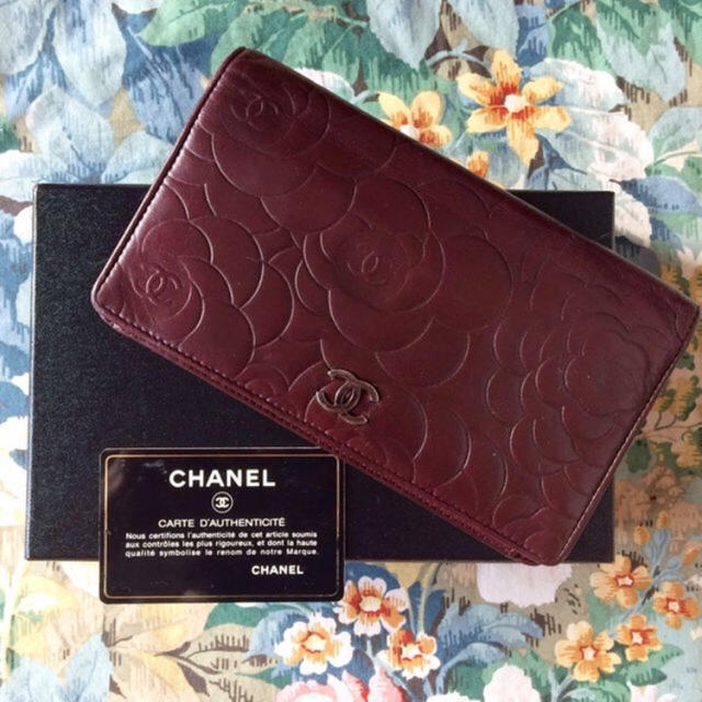 CHANEL カメリア 長財布レディース