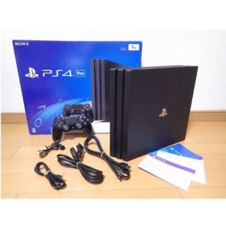 美品 SONY PS4 pro (1TB) CUH-7000B B01 プレステ(家庭用ゲーム機本体)