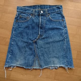 リーバイス(Levi's)のデニムスカート Levi's リメイク(ひざ丈スカート)