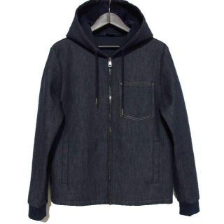 モンクレール(MONCLER)の国内正規品 17SS モンクレール デニム パーカー ジャケット L インディゴ(Gジャン/デニムジャケット)