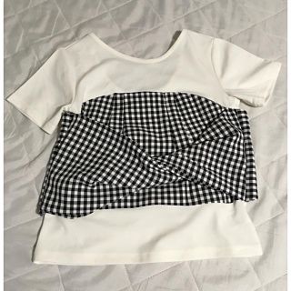 ムルーア(MURUA)のMURUA ビスチェドッキングTee(Tシャツ(半袖/袖なし))