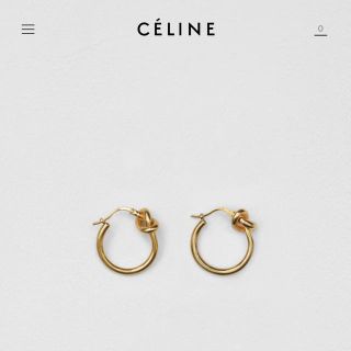 セリーヌ(celine)の※m.mama様専用※ 新品 CELINE ノットピアス(ピアス)