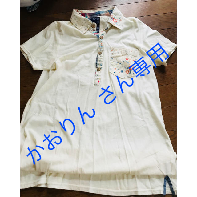 OLD BETTY'S(オールドベティーズ)のOLD BETTY'S ロングポロシャツ レディースのトップス(Tシャツ(半袖/袖なし))の商品写真