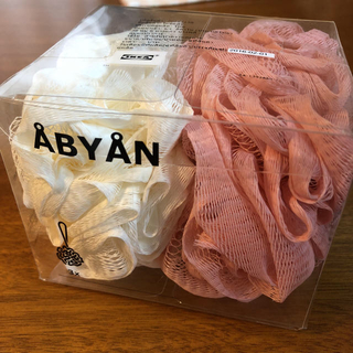 イケア(IKEA)のIKEA ABYAN バスリリー ピンクと白未使用 (バスグッズ)