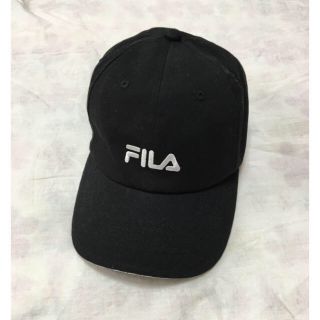 フィラ(FILA)のFILA キャップ 黒(キャップ)