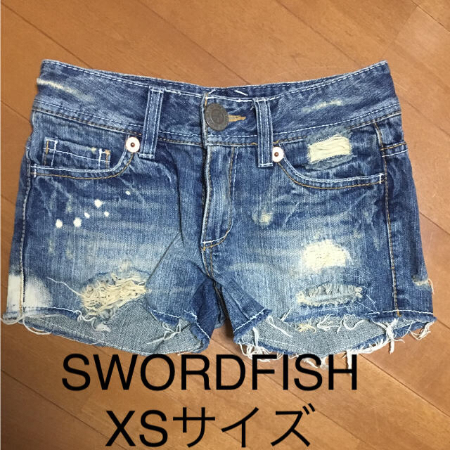 SWORD FISH(ソードフィッシュ)のSWORDFISH デニムショートパンツ XS レディースのパンツ(ショートパンツ)の商品写真