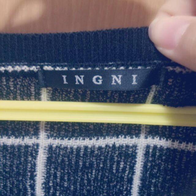 INGNI(イング)のINGNI  チェック柄ニット レディースのトップス(ニット/セーター)の商品写真