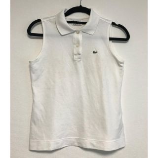 ラコステ(LACOSTE)の【中古】ラコステ／LACOSTE レディース ノースリーブ ポロシャツ ホワイト(ポロシャツ)