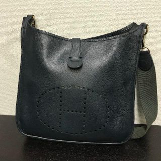 エルメス(Hermes)のエルメス　ショルダーバッグ　エブリン　ネイビー(ショルダーバッグ)